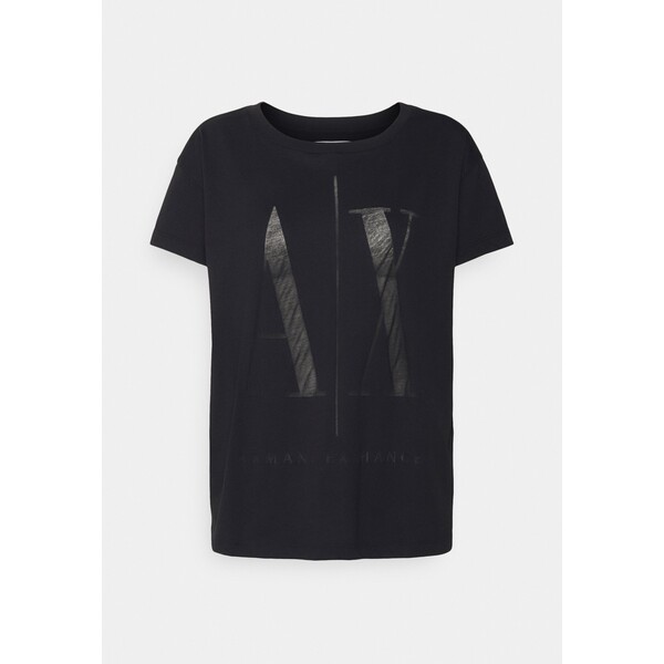 Armani Exchange T-shirt z nadrukiem black ARC21D03T-Q11