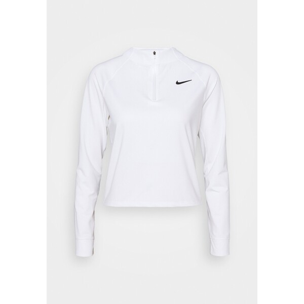 Nike Performance Bluzka z długim rękawem white/black N1241D1GQ-A11