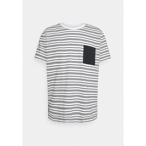 edc by Esprit T-shirt z nadrukiem off white ED122O0S1-A11