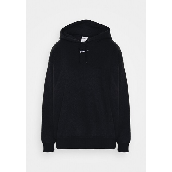 Nike Sportswear HOODIE Bluza z kapturem black NI121J0JG-Q11