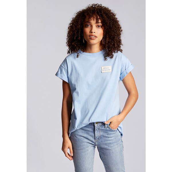 Rich & Royal T-shirt basic amalfi blue RI521D0GH-K11