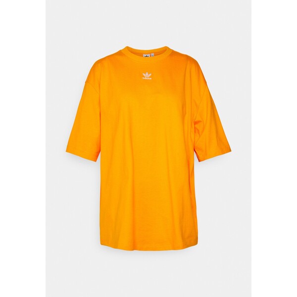 adidas Originals TEE T-shirt z nadrukiem bright orange AD121D0T5-H11