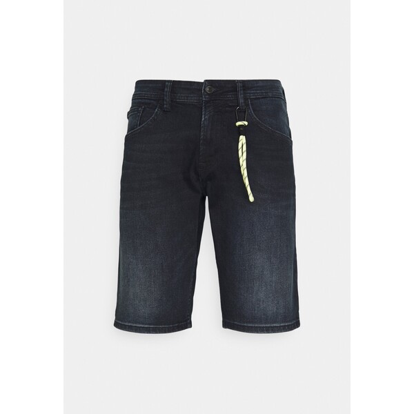 TOM TAILOR DENIM REGULAR FIT Szorty jeansowe blue black denim TO722F080-Q11