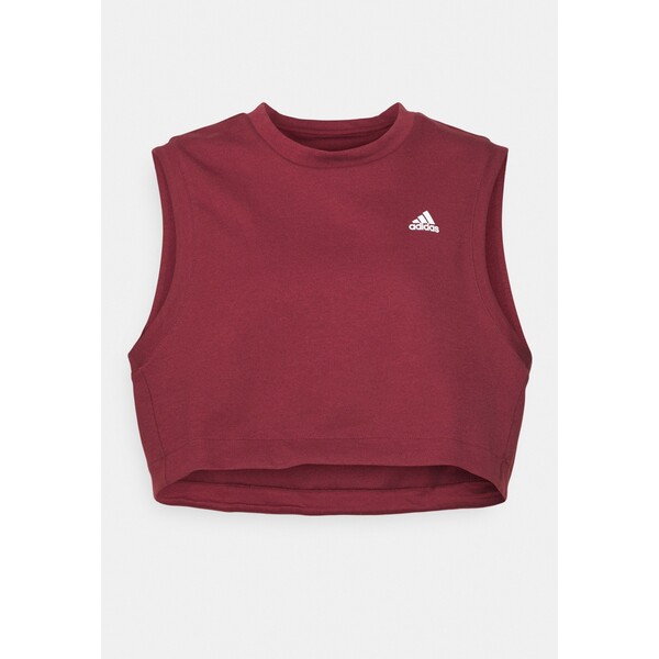 adidas Performance STUDIO TANK Top shadow red AD541D24Z-G11