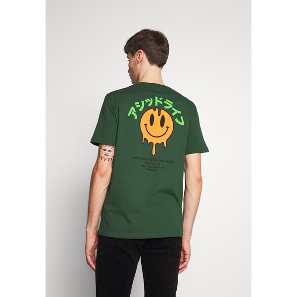 YOURTURN T-shirt z nadrukiem green YO121001I-M11