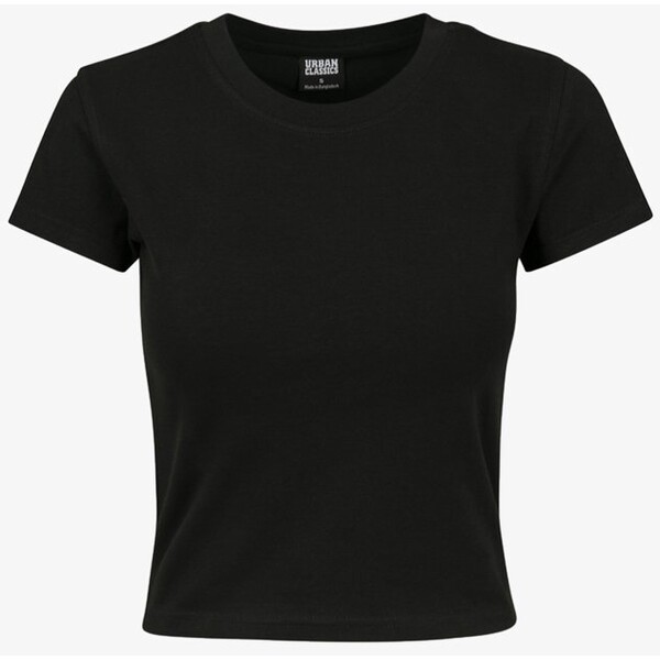 Urban Classics STRETCH JERSEY CROPPED TEE T-shirt basic black UR621D03D-Q11