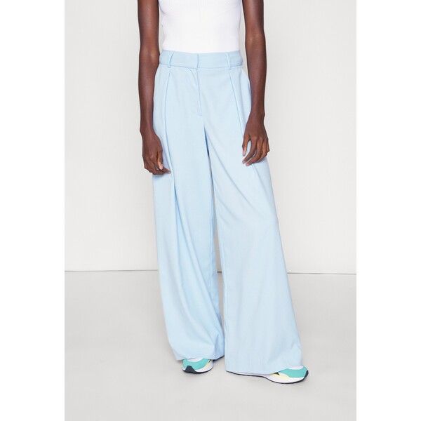 Selected Femme Tall SLFCHARLOTTE WIDE PANT Spodnie materiałowe blue bell SEM21A015-K11