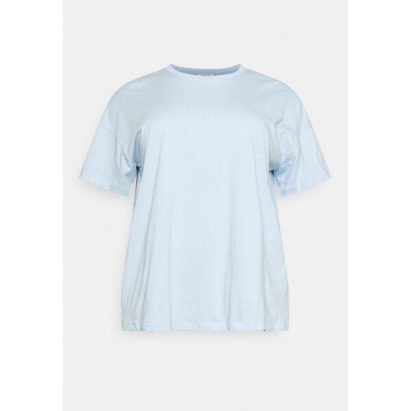 ONLY Curve ONCINC AYA LIFE OVERSIZED T-shirt basic cashmere blue ONU21D004-K11