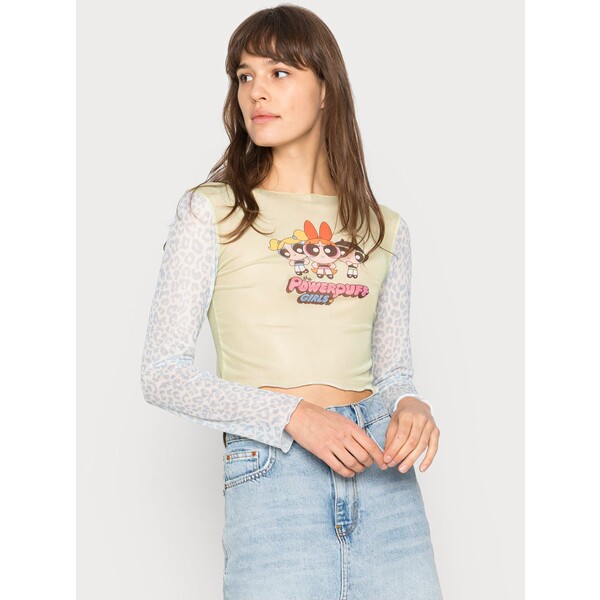 NEW girl ORDER Bluzka z długim rękawem multi NEM21E01C-T11