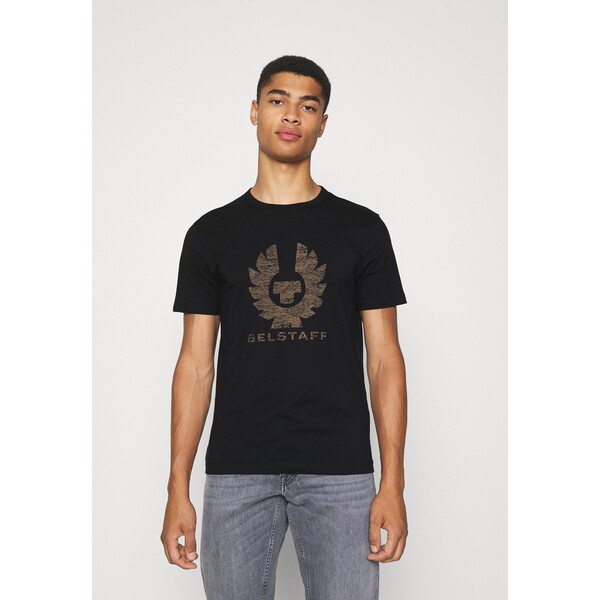Belstaff COTELAND T-shirt z nadrukiem black BE922O00X-Q11