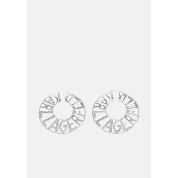 KARL LAGERFELD LETTERS XL EARRINGS Kolczyki silver-coloured K4851L04H-D11