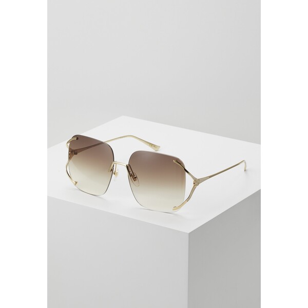 Gucci Okulary przeciwsłoneczne gold-coloured/brown GU451K01R-O11