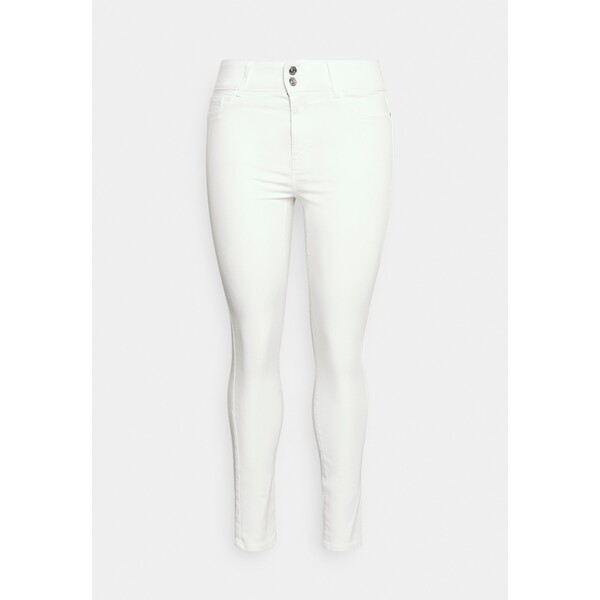 ONLY Carmakoma CARSTORM LIFE Jeansy Skinny Fit white ONA21N08R-A11