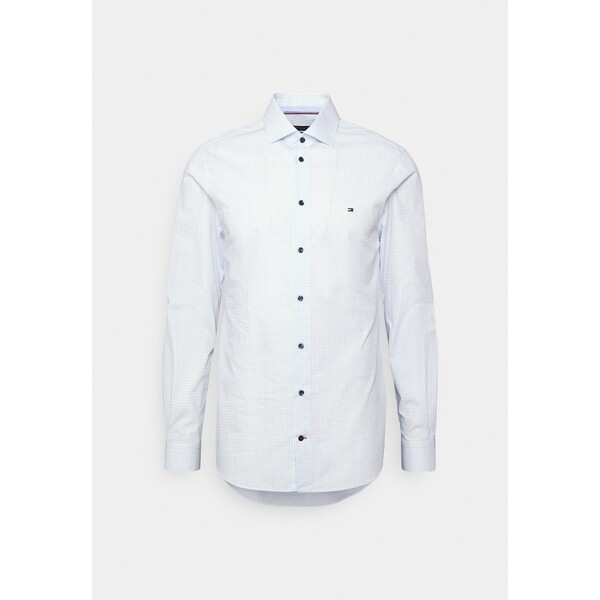 Tommy Hilfiger Tailored GRAPHIC FLOWER Koszula biznesowa white/classic blue T1022D097-K11