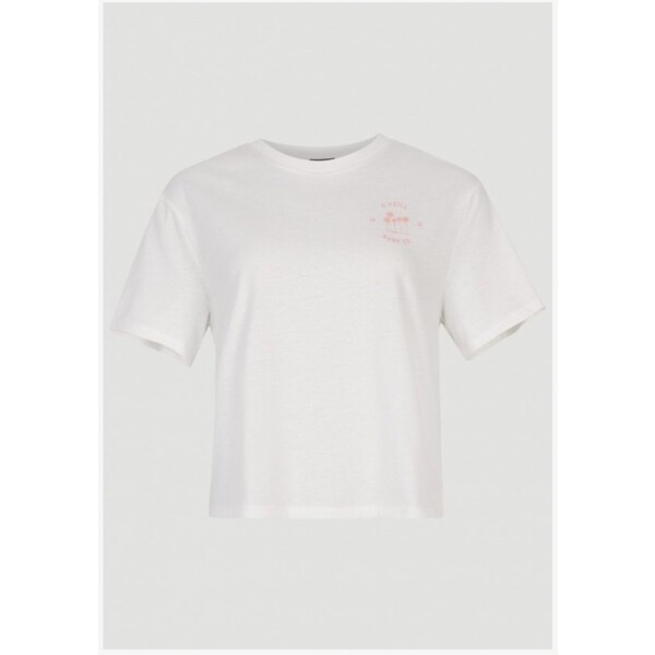 O'Neill CALIFORNIA SURF T-shirt z nadrukiem powder white ON521D03T-A11