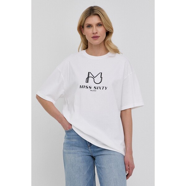 Miss Sixty t-shirt bawełniany 6W1SJ0910000