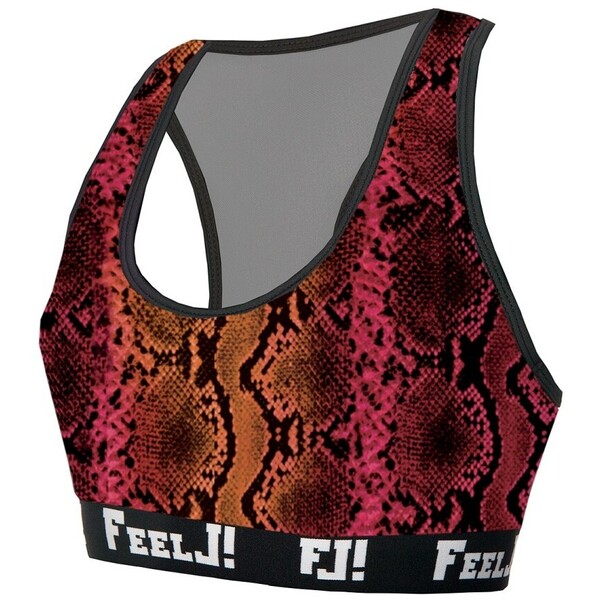 FeelJ! Top Push-up Python Red