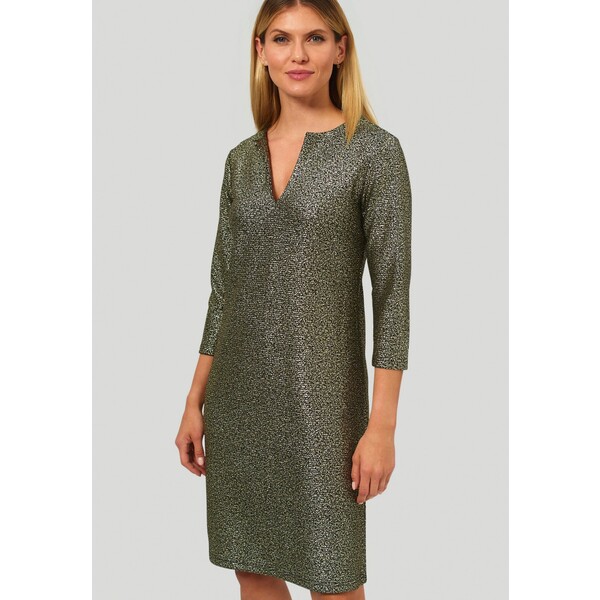 Greenpoint Sukienka koktajlowa shiny gold G0Y21C05F-F11