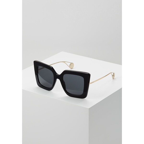 Gucci Okulary przeciwsłoneczne black/gold-coloured/grey GU451K000-Q11