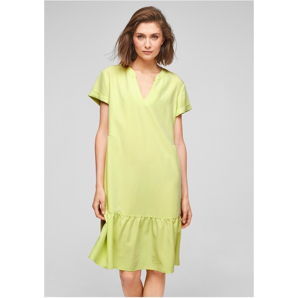 s.Oliver BLACK LABEL Sukienka letnia lime yellow SOA21C0I1-M11