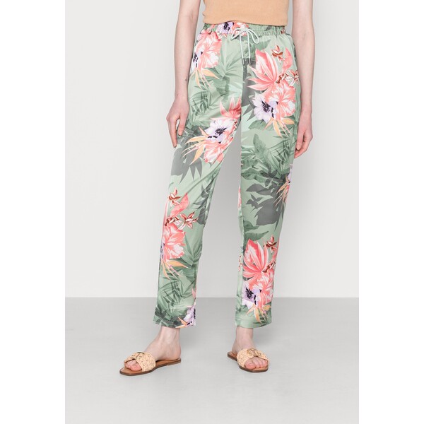 Guess VIOLA PANTS Spodnie materiałowe hawaiian floral prin GU121A0IA-T11