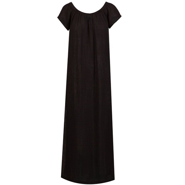 Seafolly Sukienka SEAFOLLY DOUBLE CLOTH STRAPLESS DRESS 54252DR-black