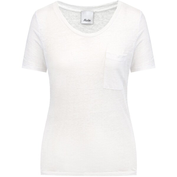 Allude T-shirt lniany ALLUDE 22282000-40