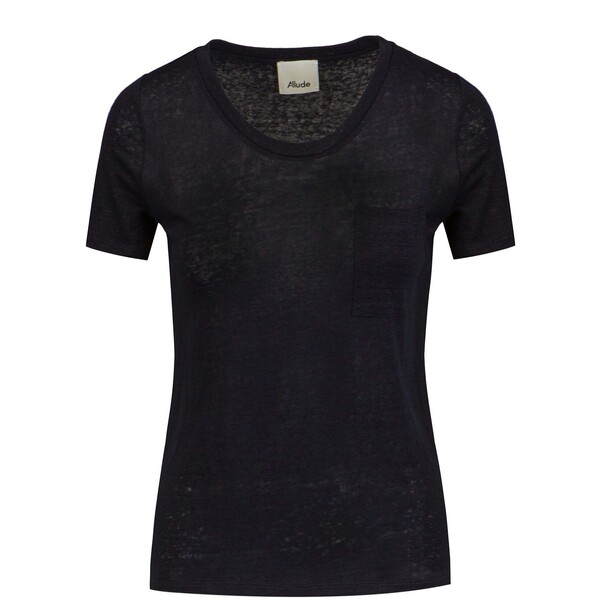 Allude T-shirt lniany ALLUDE 22282000-14
