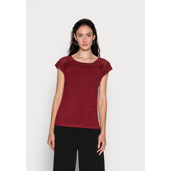 Anna Field T-shirt basic dark red AN621D11I-G11