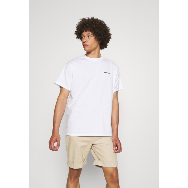 Carhartt WIP SCRIPT EMBROIDERY T-shirt basic white/black C1422O05J-A12