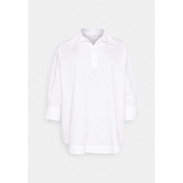 Selected Femme Curve SLFKIKKI LONG SHIRT CURVE Bluzka bright white SEW21E00I-A12