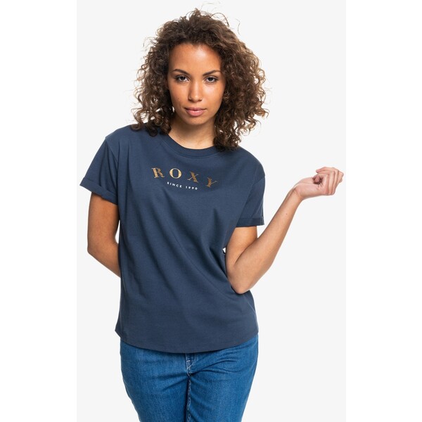 Roxy EPIC AFTERNOON T-shirt z nadrukiem mood indigo RO521D0J3-K12