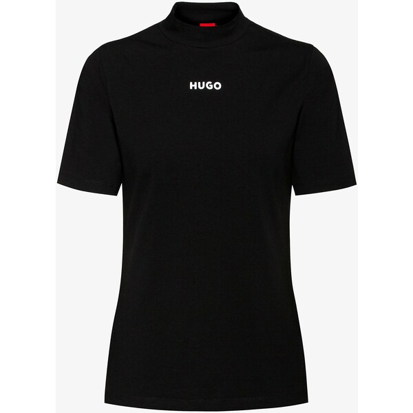 HUGO DENDAYA T-shirt z nadrukiem black HU721D09F-Q11