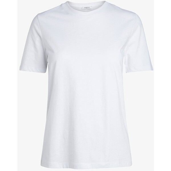 Pieces PCRIA FOLD UP SOLID TEE T-shirt basic bright white PE321D04R-A11