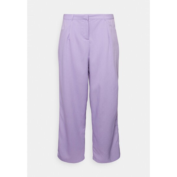 Noisy May Curve NMALMOND DAD PANT Spodnie materiałowe pastel lilac NOY21A00Q-I11