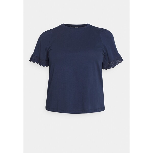 Vero Moda Curve VMNANETT TOP T-shirt basic navy blazer VEE21D04Q-K11