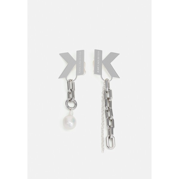 KARL LAGERFELD CHAIN EARRINGS Kolczyki silver-coloured K4851L051-D11
