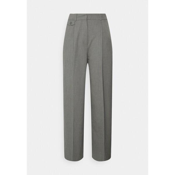 Samsøe Samsøe SAOIRSE TROUSERS Spodnie materiałowe dark grey melange SA321A04K-C11