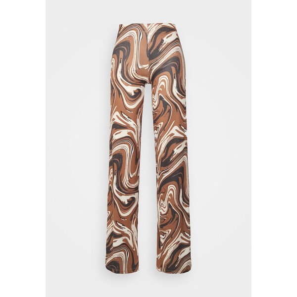 ONLY Tall ONLLUCCA WIDE PANT Spodnie materiałowe brown OND21A07G-O11