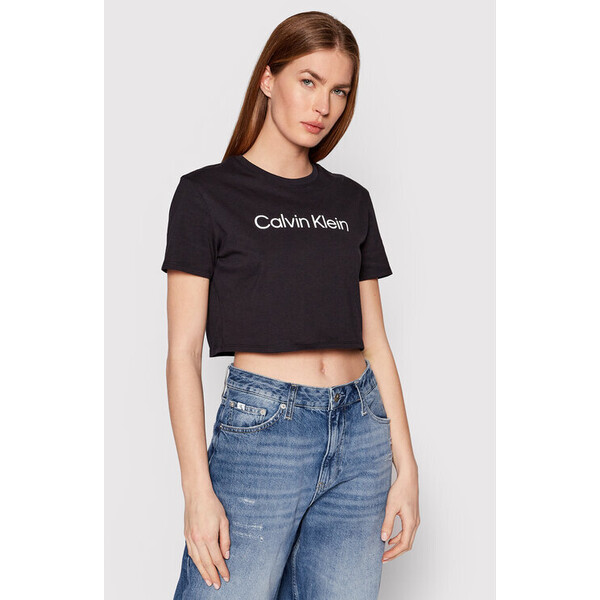 Calvin Klein Performance T-Shirt 00GWS2K187 Czarny Regular Fit