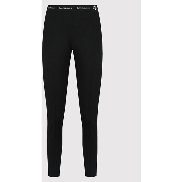 Calvin Klein Jeans Plus Legginsy J20J218016 Czarny Slim Fit
