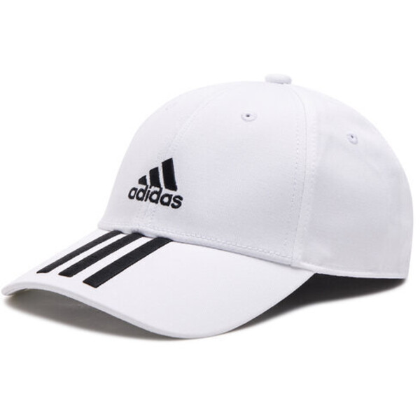 adidas Czapka z daszkiem Baseball 3-Stripes Twill Cap FQ5411 Biały