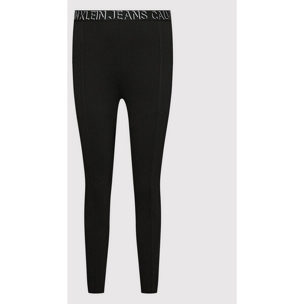 Calvin Klein Jeans Plus Legginsy J20J217526 Czarny Slim Fit