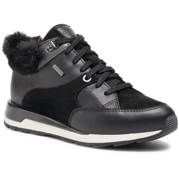 Geox Sneakersy D New Aneko B Abx B D04LYB 02285 C9999 Czarny