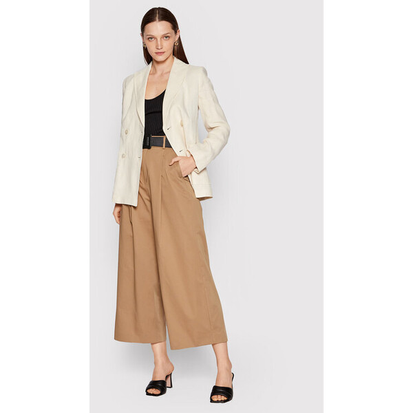Weekend Max Mara Kuloty Mia 51311521 Beżowy Relaxed Fit