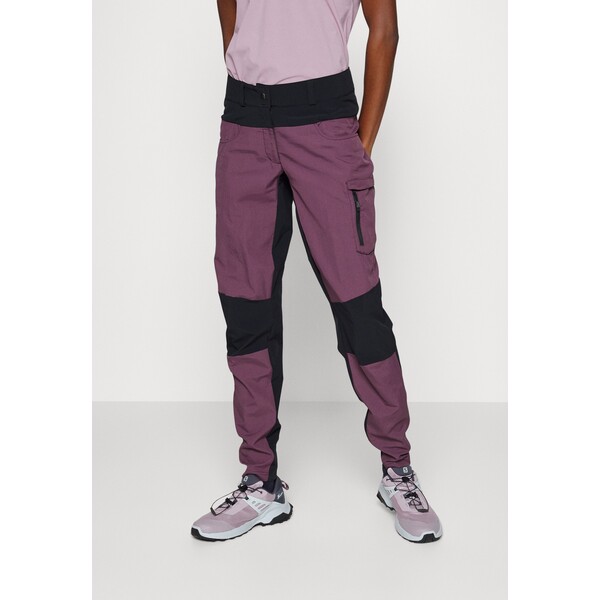 Vaude WOMEN'S QIMSA PANTS Spodnie materiałowe dark purple VA441E02Y-I11