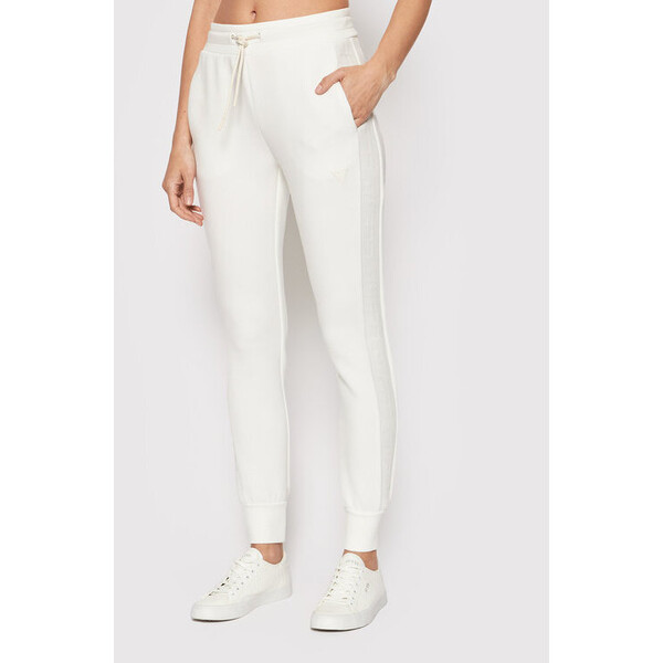 Guess Spodnie dresowe V2RB02 K7UW2 Biały Regular Fit