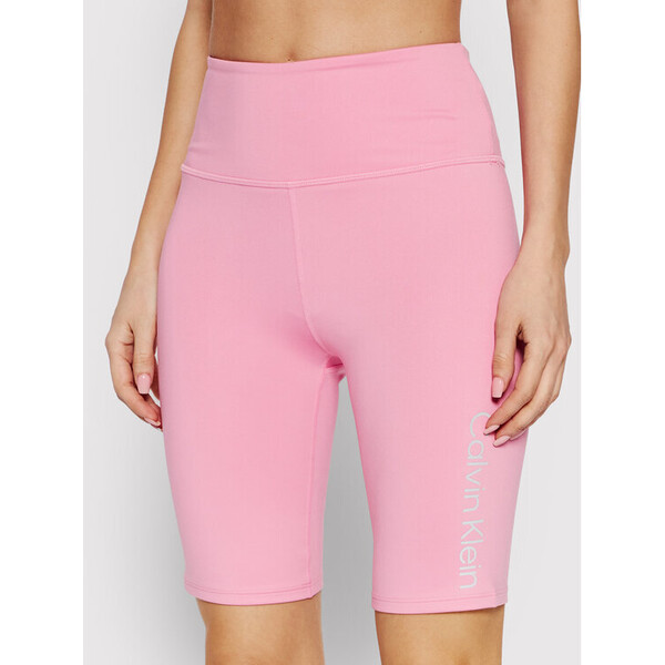 Calvin Klein Performance Szorty sportowe 00GWS2S813 Różowy Slim Fit