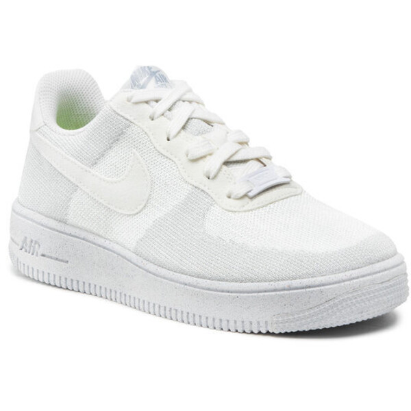 Nike Buty Af1 Crater Flyknit (GS) DH3375 100 Biały