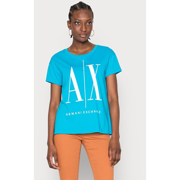 Armani Exchange T-shirt z nadrukiem waterfall ARC21D043-K11